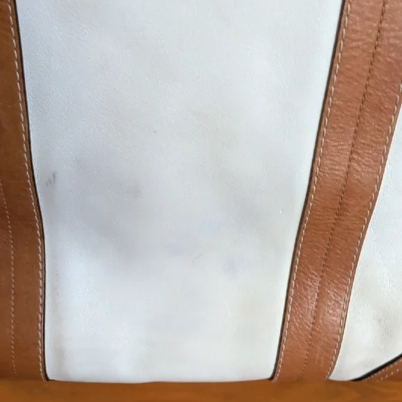 Coach White and Brown Tote Bag - Picture 7 of 11